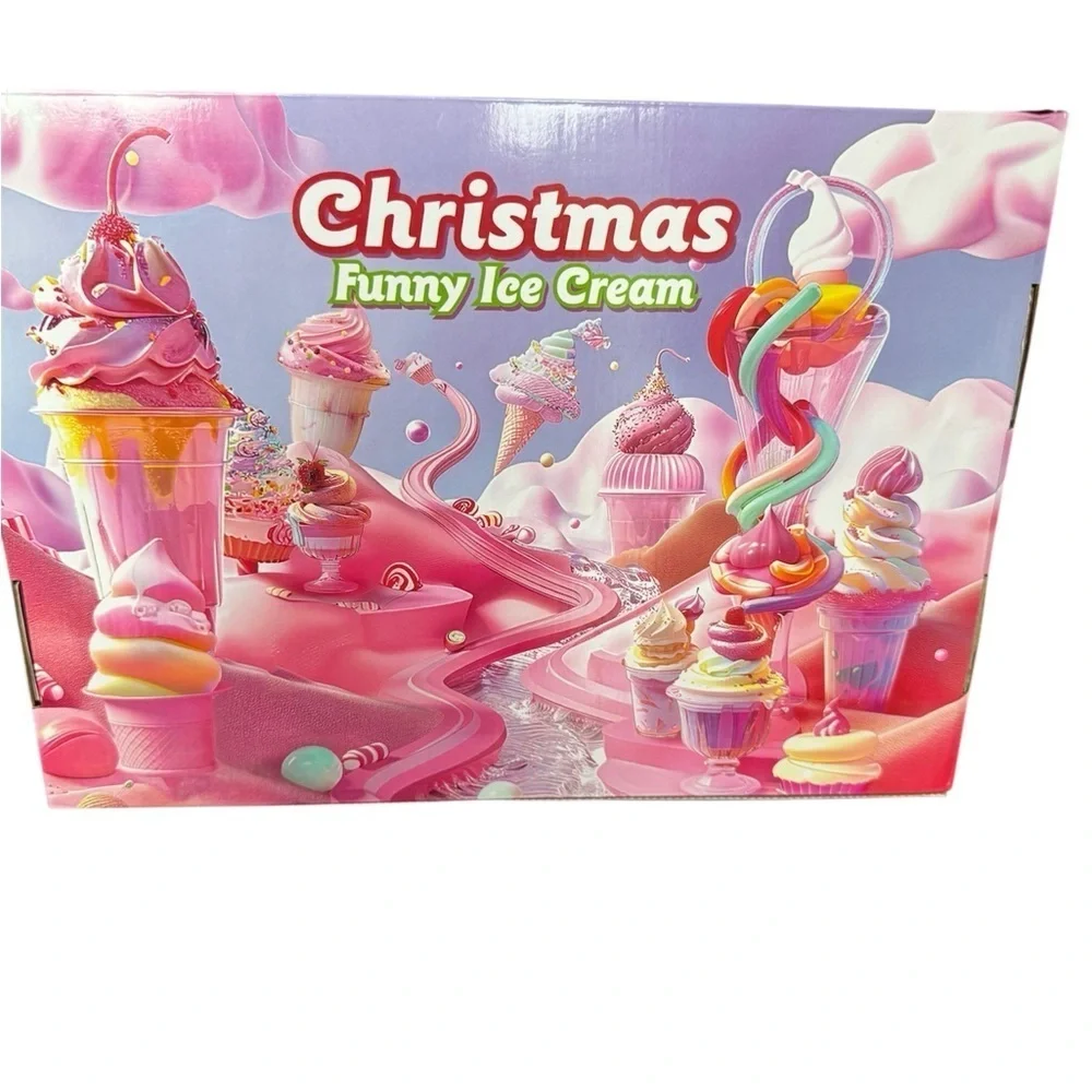 NWT Christmas Funny Ice Cream Playset Advent Calendar